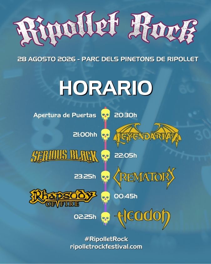 Horario Ripollet Rock Festival 2026